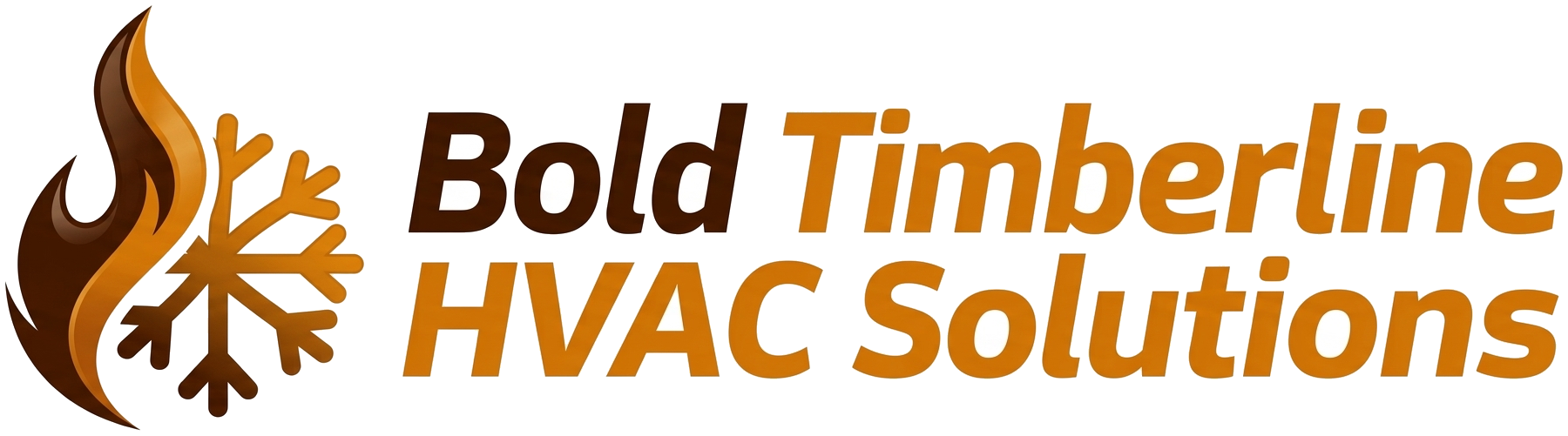 Bold Timberline HVAC Solutions logo